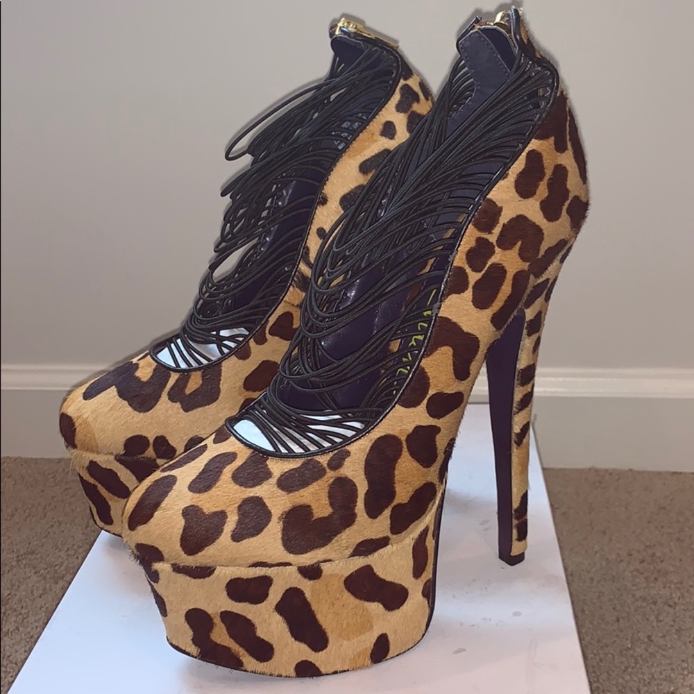 Leopard Print London Trash Heels